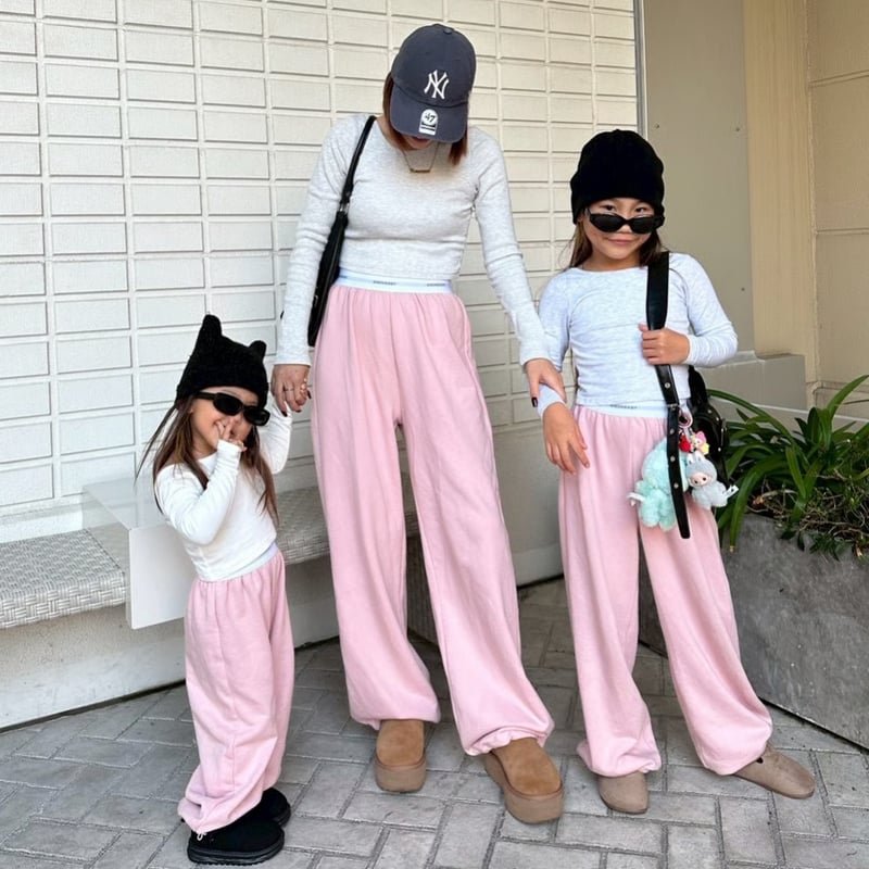 ボトムス anon baby 即納〉𝐎𝐫𝐢𝐠𝐢𝐧𝐚𝐥 ANONBABYスウェットパンツ【ピンク】 | anon baby