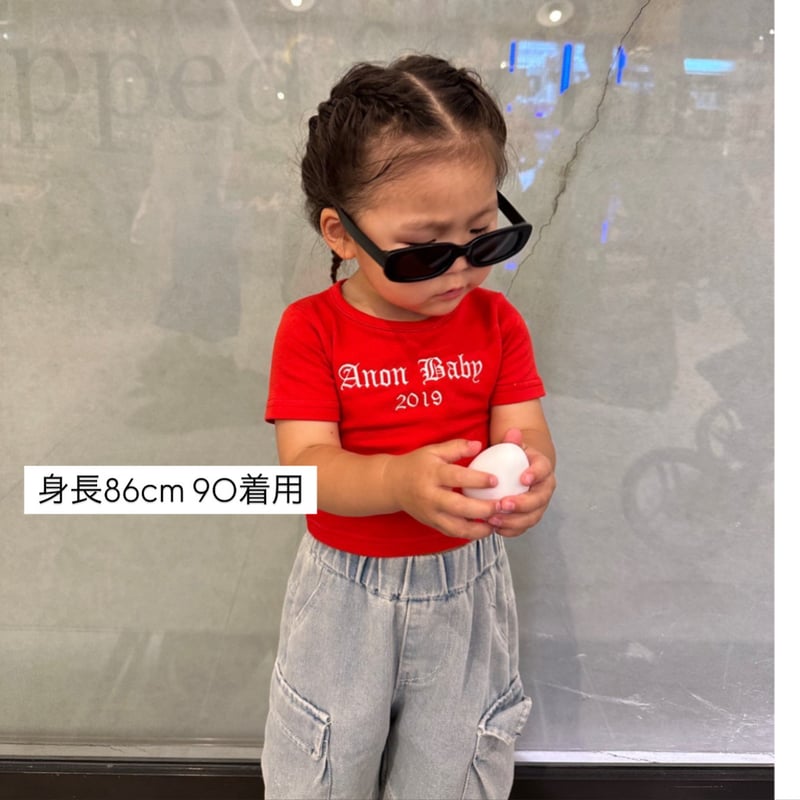 即納》𝐎𝐫𝐢𝐠𝐢𝐧𝐚𝐥 anonbaby color mini tee | anon baby