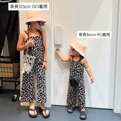 〈即納〉𝐎𝐫𝐢𝐠𝐢𝐧𝐚𝐥 ブラックレオパードオールインワン