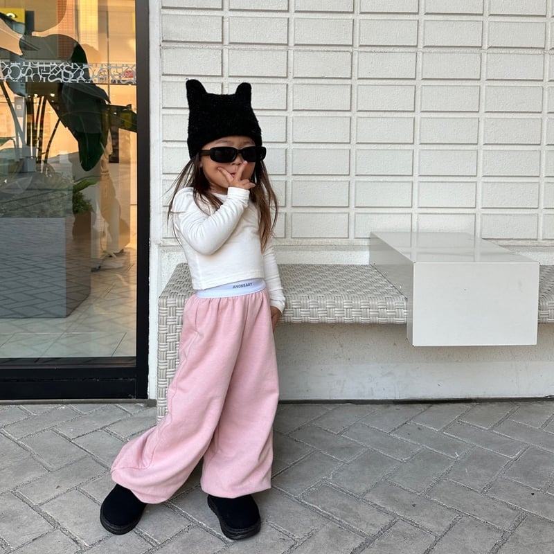 ご予約販売〉𝐎𝐫𝐢𝐠𝐢𝐧𝐚𝐥 ANONBABYスウェットパンツ【ピンク