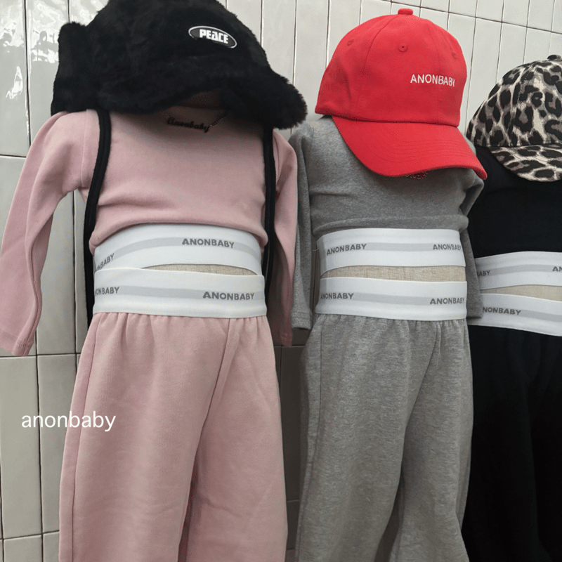 ボトムス anon baby 即納〉𝐎𝐫𝐢𝐠𝐢𝐧𝐚𝐥 ANONBABYスウェットパンツ【ピンク】 | anon baby