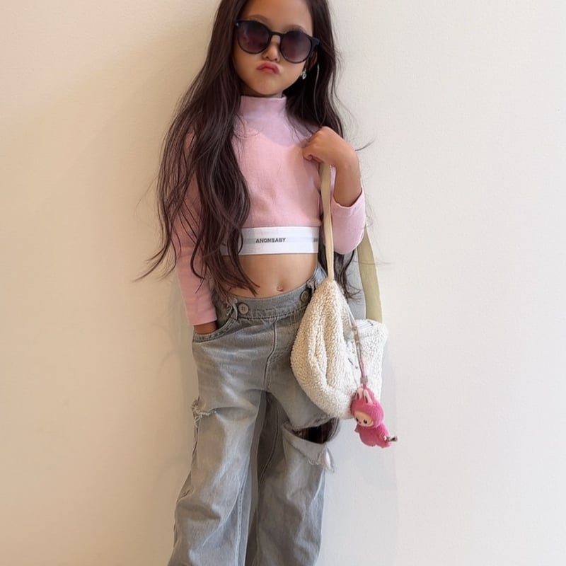 即納〉𝐎𝐫𝐢𝐠𝐢𝐧𝐚𝐥 ANONBABYクロップドトップスAW | anon baby