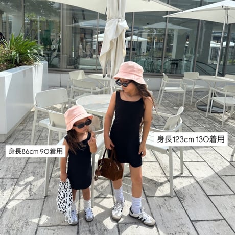 〈即納〉𝐎𝐫𝐢𝐠𝐢𝐧𝐚𝐥 タンクミニワンピ 【ブラック】