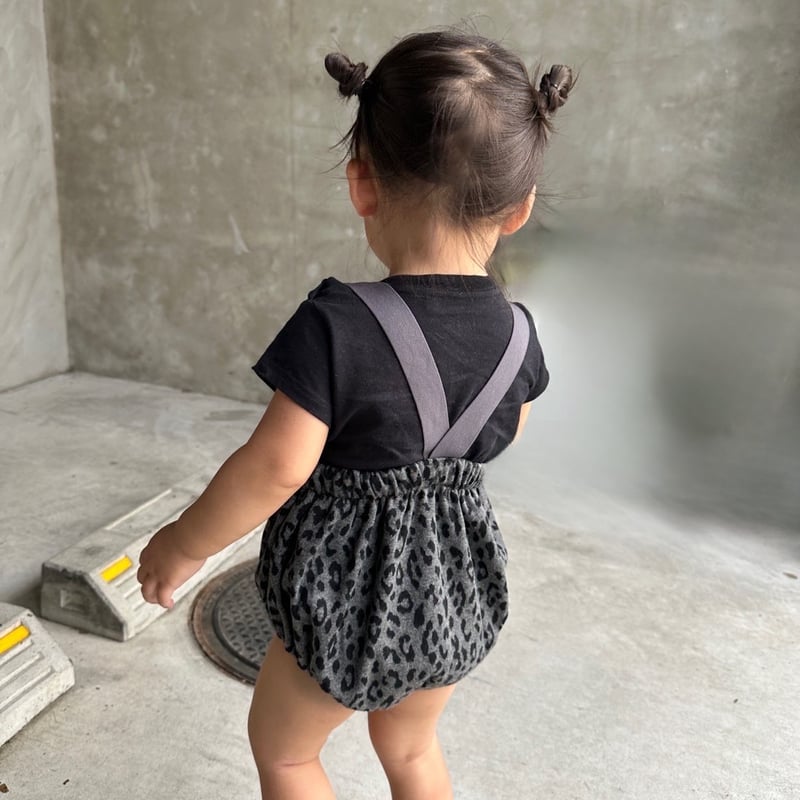 即納》𝐎𝐫𝐢𝐠𝐢𝐧𝐚𝐥 グレーレオパードショートパンツ&ベビー