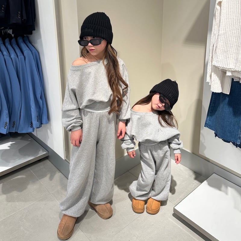 ご予約販売〉𝐎𝐫𝐢𝐠𝐢𝐧𝐚𝐥 ANONBABYスウェットパンツ【グレー