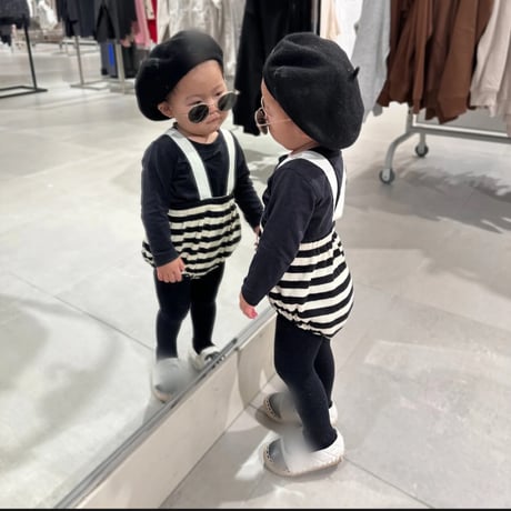 〈即納〉𝐎𝐫𝐢𝐠𝐢𝐧𝐚𝐥 ボーダーショートパンツ&ベビー&ママ