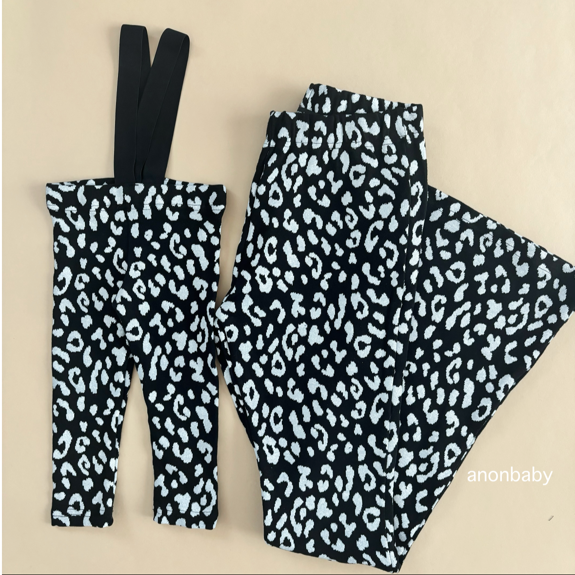 anonbaby レオパード ブルマ 即納》𝐎𝐫𝐢𝐠𝐢𝐧𝐚𝐥 グレーレオパードバイカーパンツ&ベビー