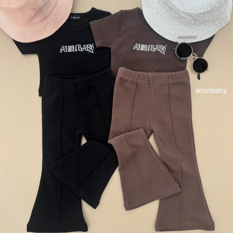 即納〉𝐎𝐫𝐢𝐠𝐢𝐧𝐚𝐥 センタープレスフレアパンツ | anon baby