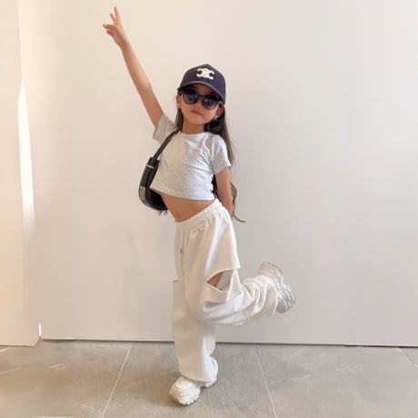 〈即納〉𝐎𝐫𝐢𝐠𝐢𝐧𝐚𝐥 anonbaby ミニtee キッズ&ママ【限定カラー グレー】