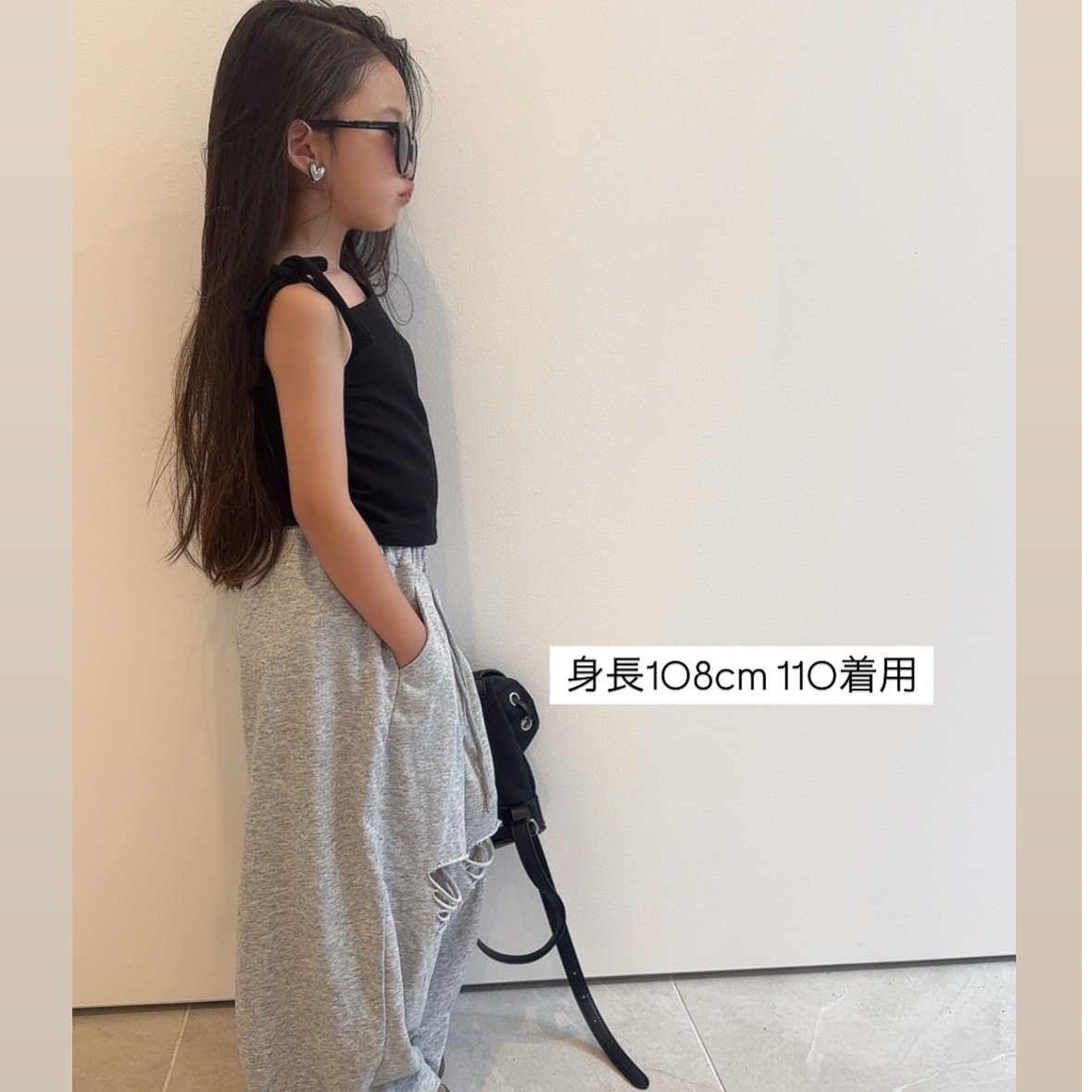 即納》グレーダメージスウェットパンツ | anon baby
