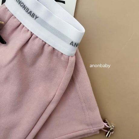 〈ご予約販売〉𝐎𝐫𝐢𝐠𝐢𝐧𝐚𝐥 ANONBABYスウェットパンツ【ピンク】