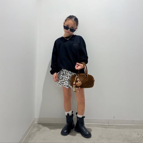 〈即納〉𝐎𝐫𝐢𝐠𝐢𝐧𝐚𝐥 ホワイトレオパードプリーツスカート