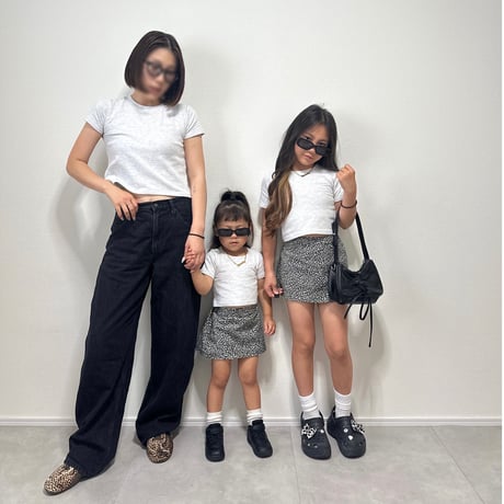 〈即納〉𝐎𝐫𝐢𝐠𝐢𝐧𝐚𝐥 anonbaby ミニtee キッズ&ママ【限定カラー グレー】