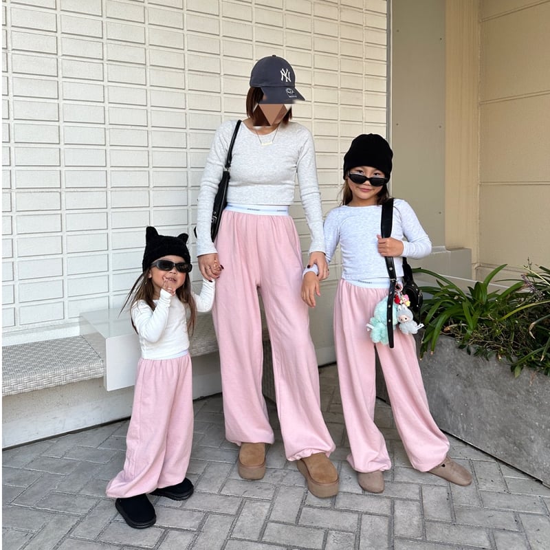 ボトムス anon baby 即納〉𝐎𝐫𝐢𝐠𝐢𝐧𝐚𝐥 ANONBABYスウェットパンツ【ピンク】 | anon baby