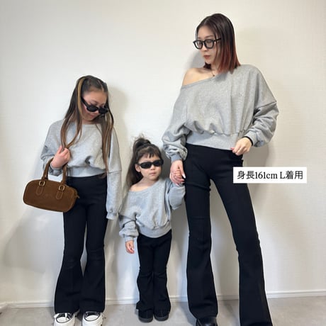 〈即納〉𝐎𝐫𝐢𝐠𝐢𝐧𝐚𝐥 センタープレスフレアパンツ