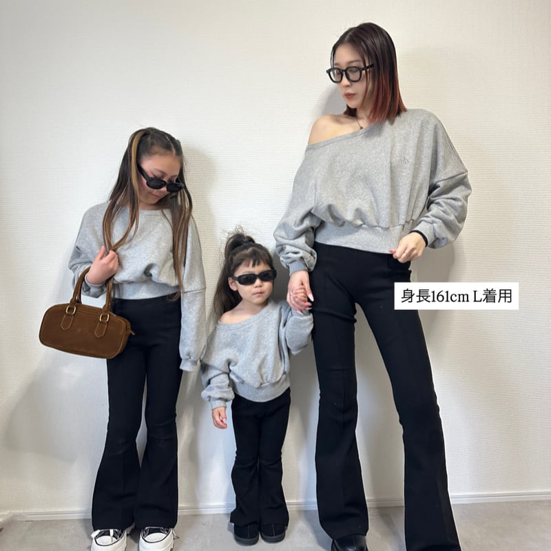 即納〉𝐎𝐫𝐢𝐠𝐢𝐧𝐚𝐥 センタープレスフレアパンツ | anon baby