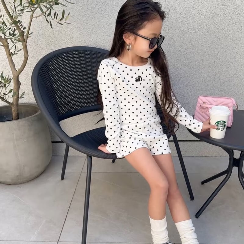 ご予約販売〉𝐎𝐫𝐢𝐠𝐢𝐧𝐚𝐥 ドットセットアップ | anon baby