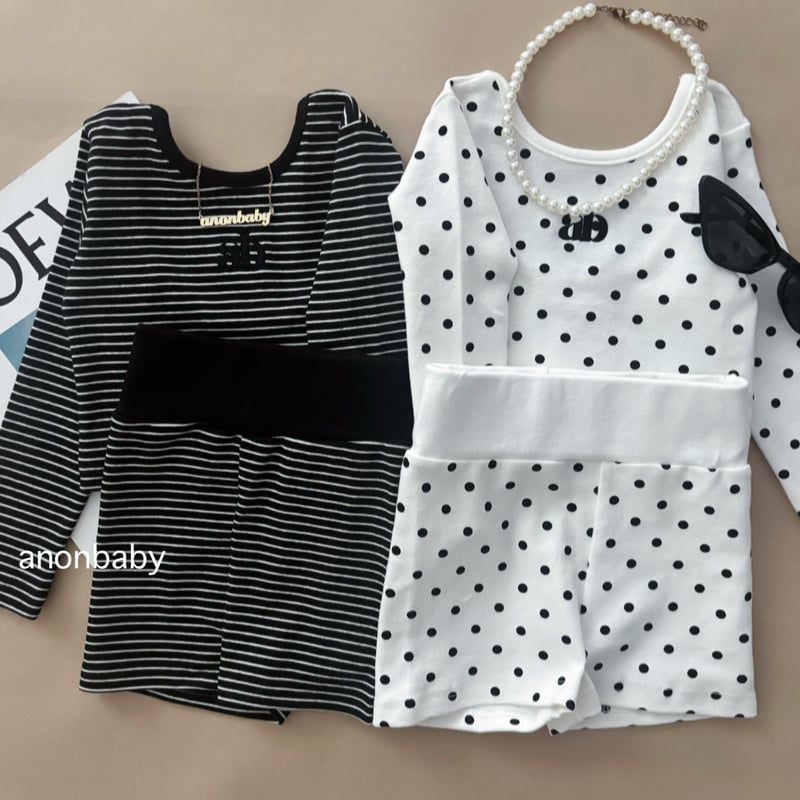 ご予約販売〉𝐎𝐫𝐢𝐠𝐢𝐧𝐚𝐥 ドットセットアップ | anon baby