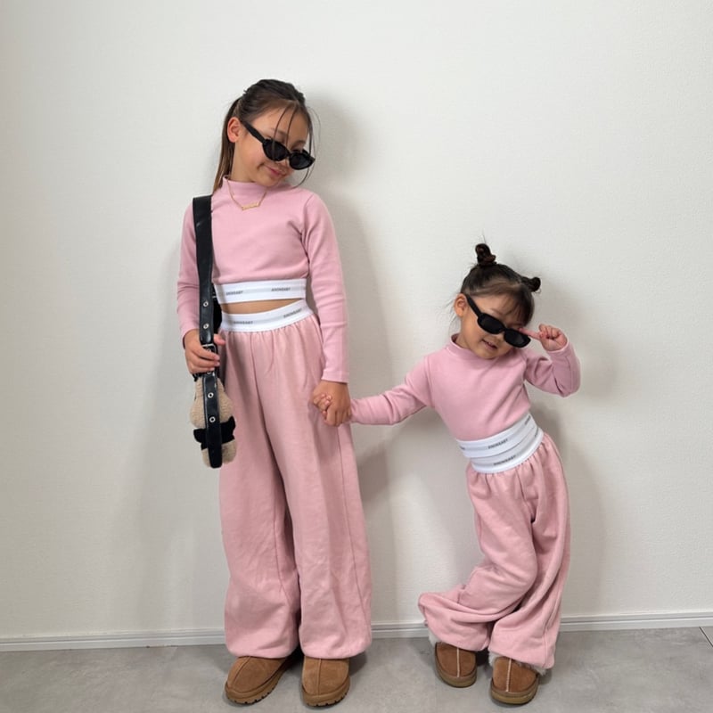 ご予約販売〉𝐎𝐫𝐢𝐠𝐢𝐧𝐚𝐥 ANONBABYスウェットパンツ【ピンク