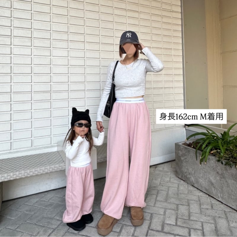 ご予約販売〉𝐎𝐫𝐢𝐠𝐢𝐧𝐚𝐥 ANONBABYスウェットパンツ【ピンク
