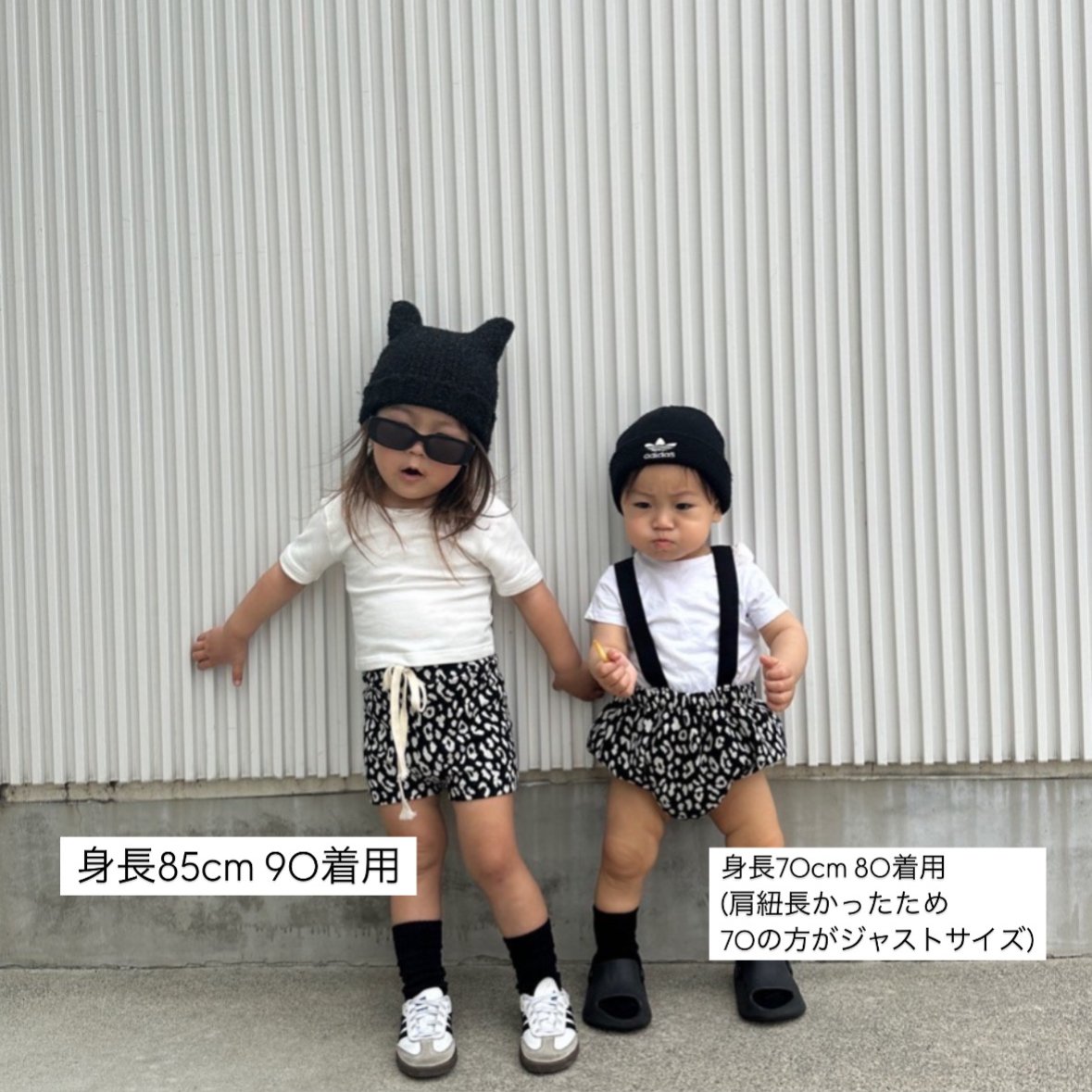 ボトムス anon baby ボトムス anon baby 即納》𝐎𝐫𝐢𝐠𝐢𝐧𝐚𝐥 グレーレオパードショート