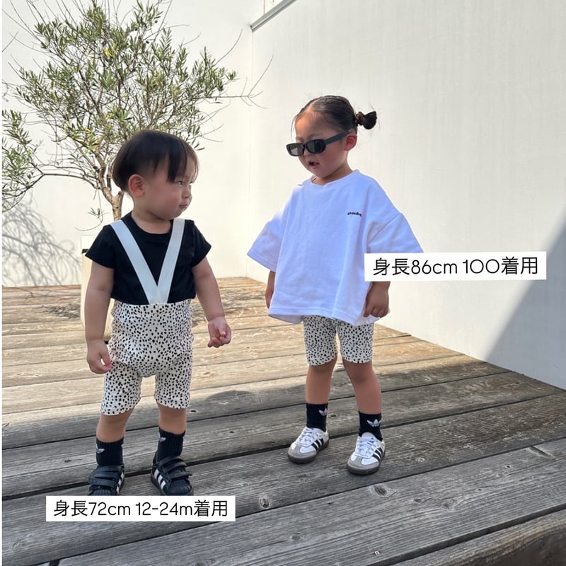 即納》𝐎𝐫𝐢𝐠𝐢𝐧𝐚𝐥 ダルメシアンバイカーパンツ&ベビー | anon baby