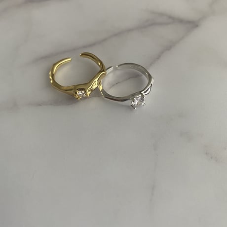 【再入荷】ストーン付きリングsilver925