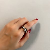 【再入荷】クロスリング　silver925