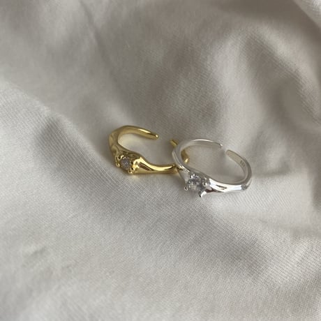 【再入荷】ストーン付きリングsilver925