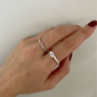 【再入荷】ストーン付きリングsilver925