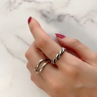 【再入荷】ねじりリングsilver925