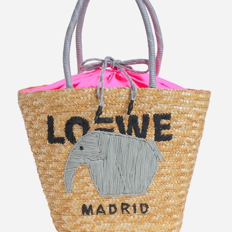 ◆即納◆ロゴ刺繍ストローBAG【SMALL】