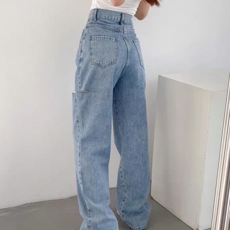 meltthelady ダメージデニムパンツ M meltthelady ダメージデニムパンツ M meltthelady ダメージ