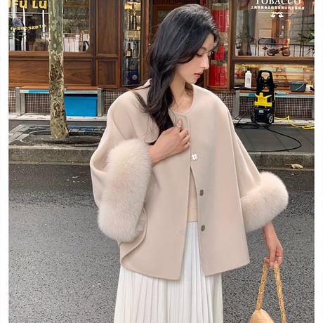 テディ アウター MaxMara【セール】新作テディベアショートコートFUXIA☆関税込み