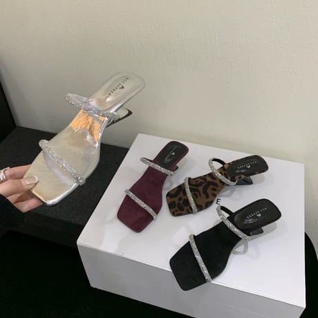 ◆予約◆デフォームドヒールサンダル
