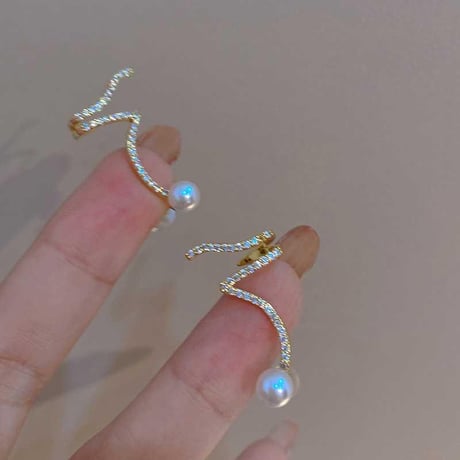 ◆予約◆パールイヤーカフピアス