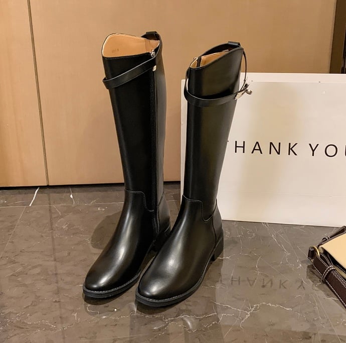 ◇予約◇金具付きロングブーツ | MINSE