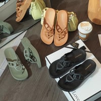 ◆予約◆ラバートング厚底サンダル