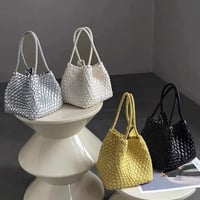 ◆予約◆牛革レザーキューブ2WAYメッシュバッグ