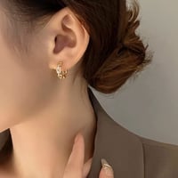 ◆予約◆チェーンループピアス