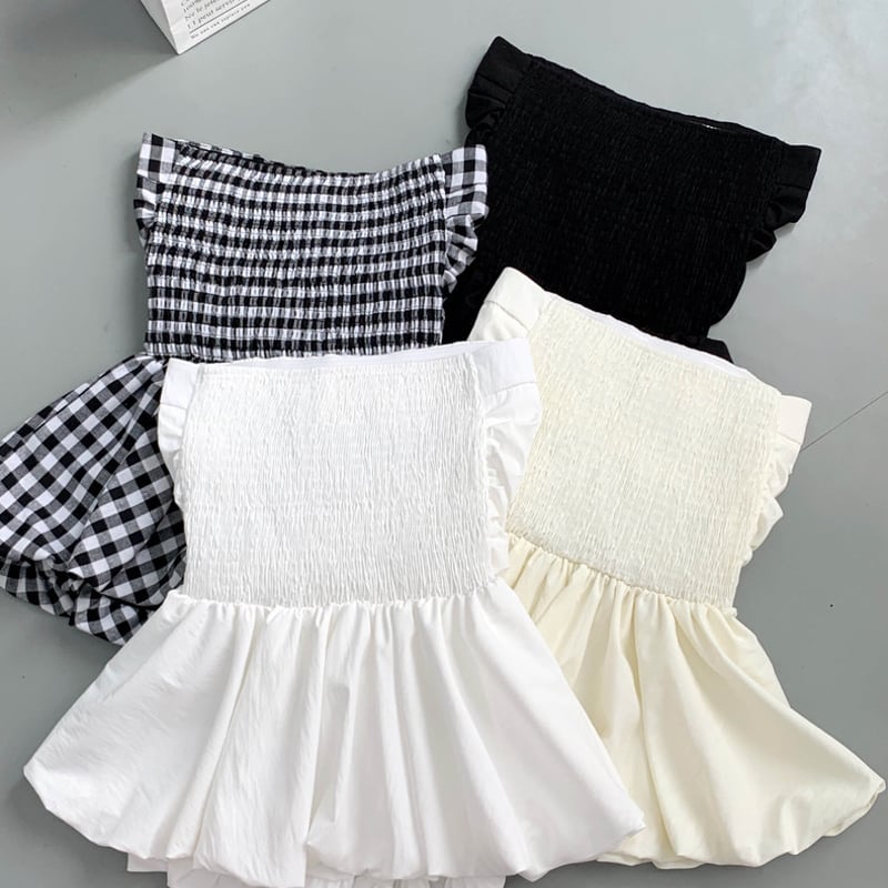 ◇予約◇バルーンペプラムベアトップス | MINSE