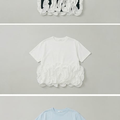 ◆予約◆フリルヘムTシャツ