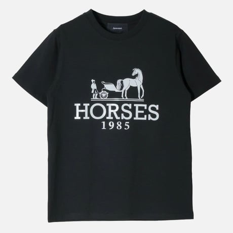 ◆予約◆モノトーンホースTシャツ