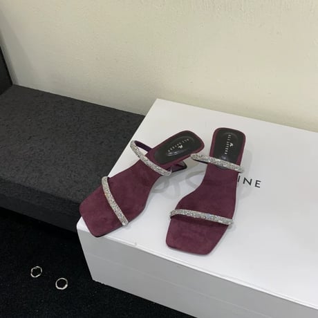 ◆予約◆デフォームドヒールサンダル