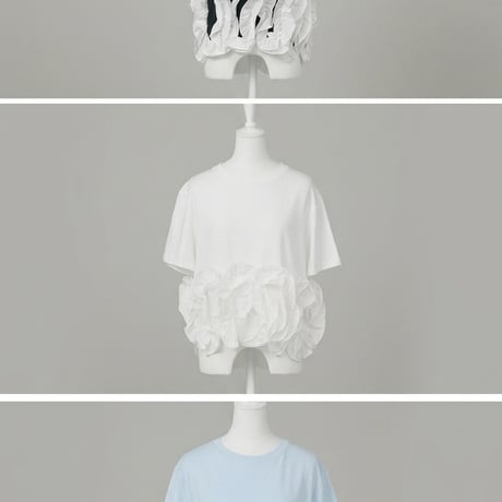 ◆予約◆フリルヘムTシャツ