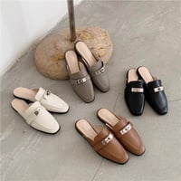 ◆予約◆金具付きミュール