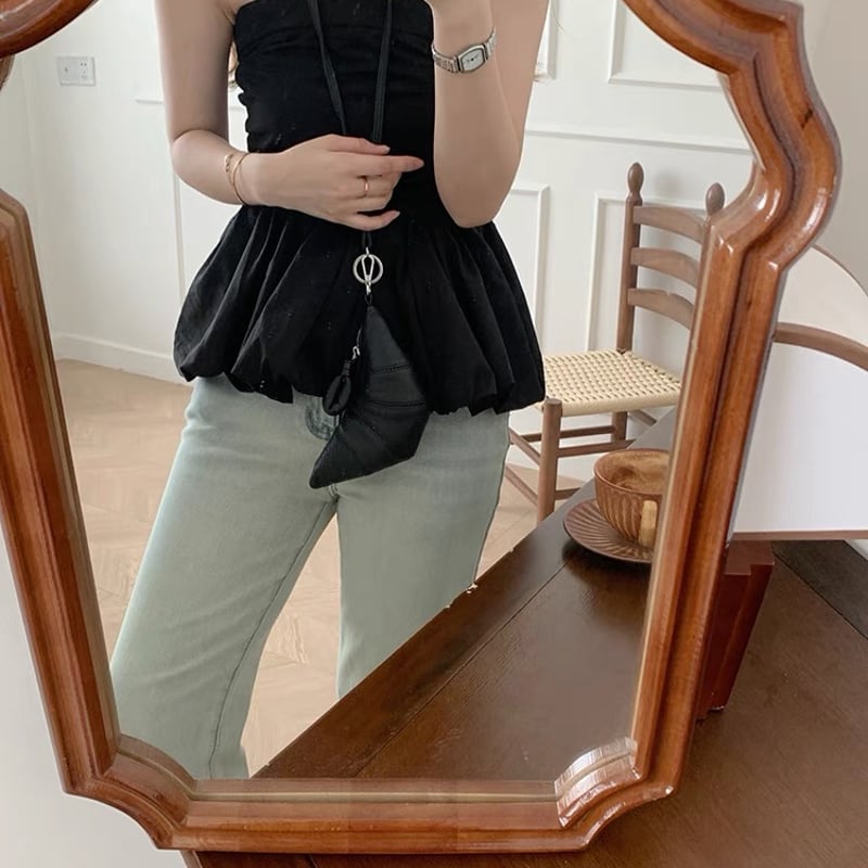 ◇予約◇バルーンペプラムベアトップス | MINSE