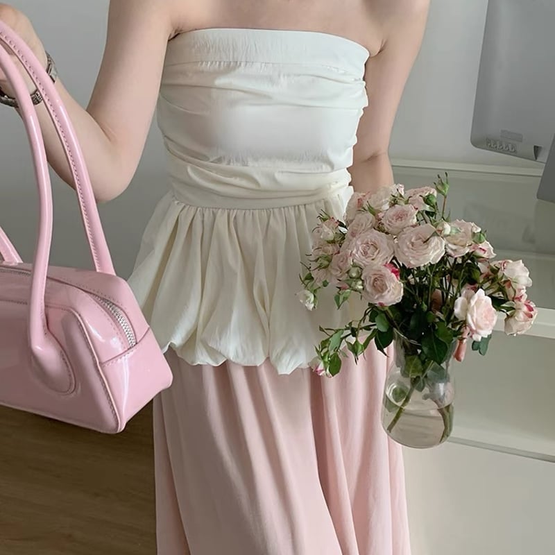 ◇予約◇バルーンペプラムベアトップス | MINSE