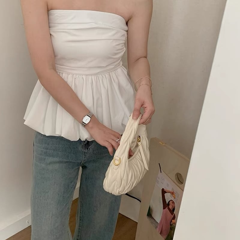 ◇予約◇バルーンペプラムベアトップス | MINSE