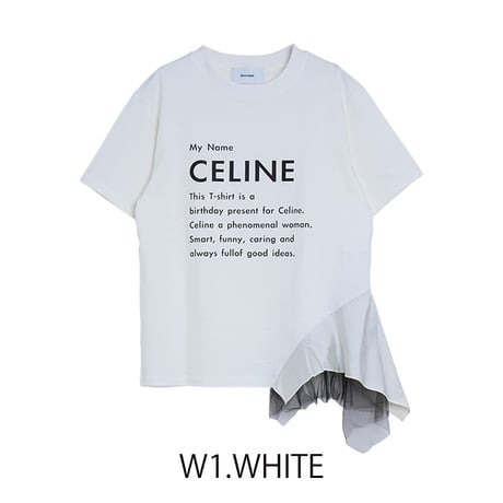 ◆予約◆CE  SCARF-HEM T-SHIRT